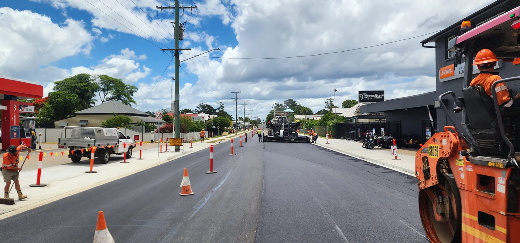 Walker Street pavement