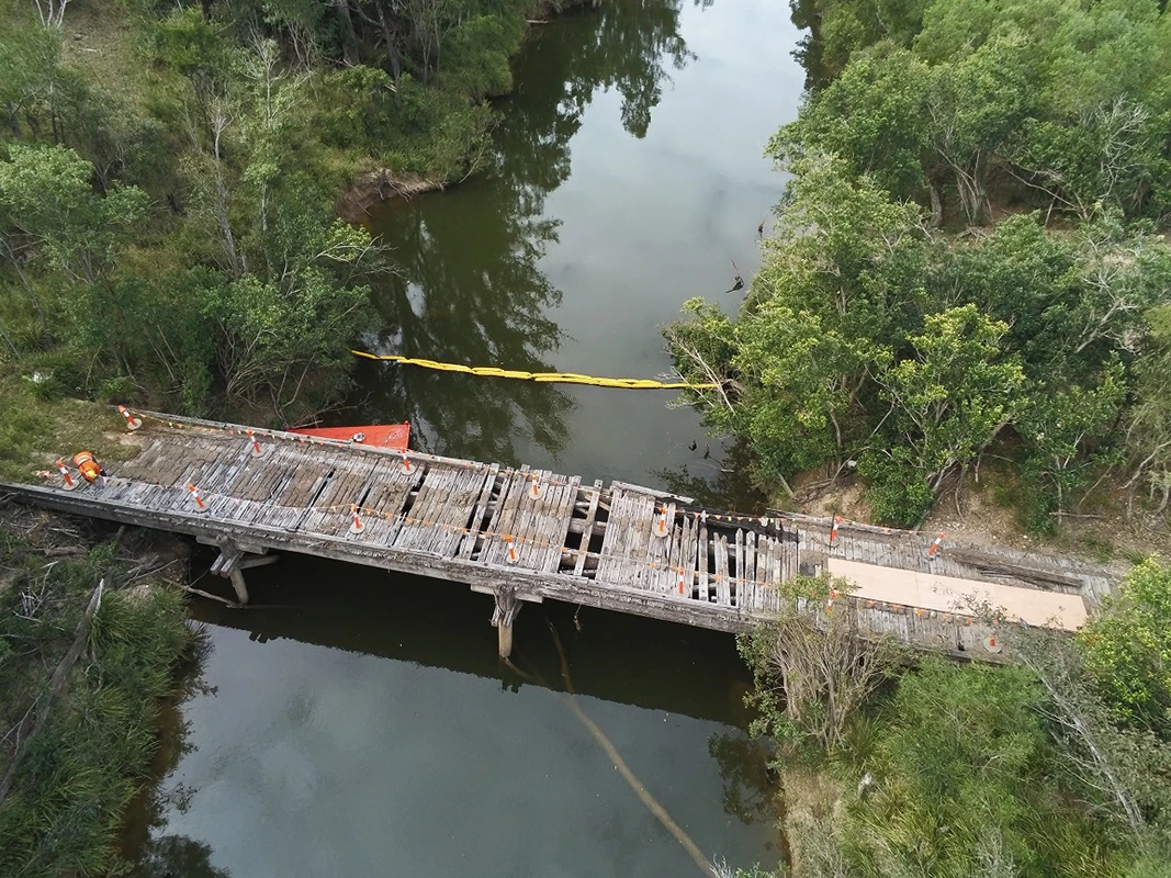 Pioneers Rest Bridge Demolition
