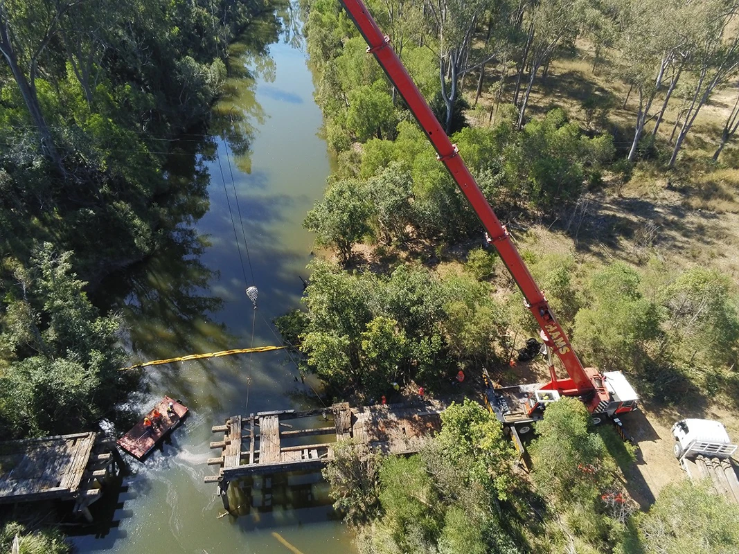 Pioneers Rest Bridge Demolition