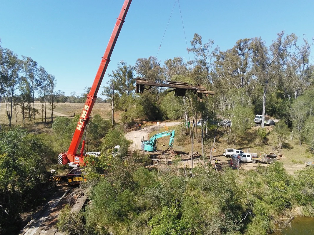 Pioneers Rest Bridge Demolition